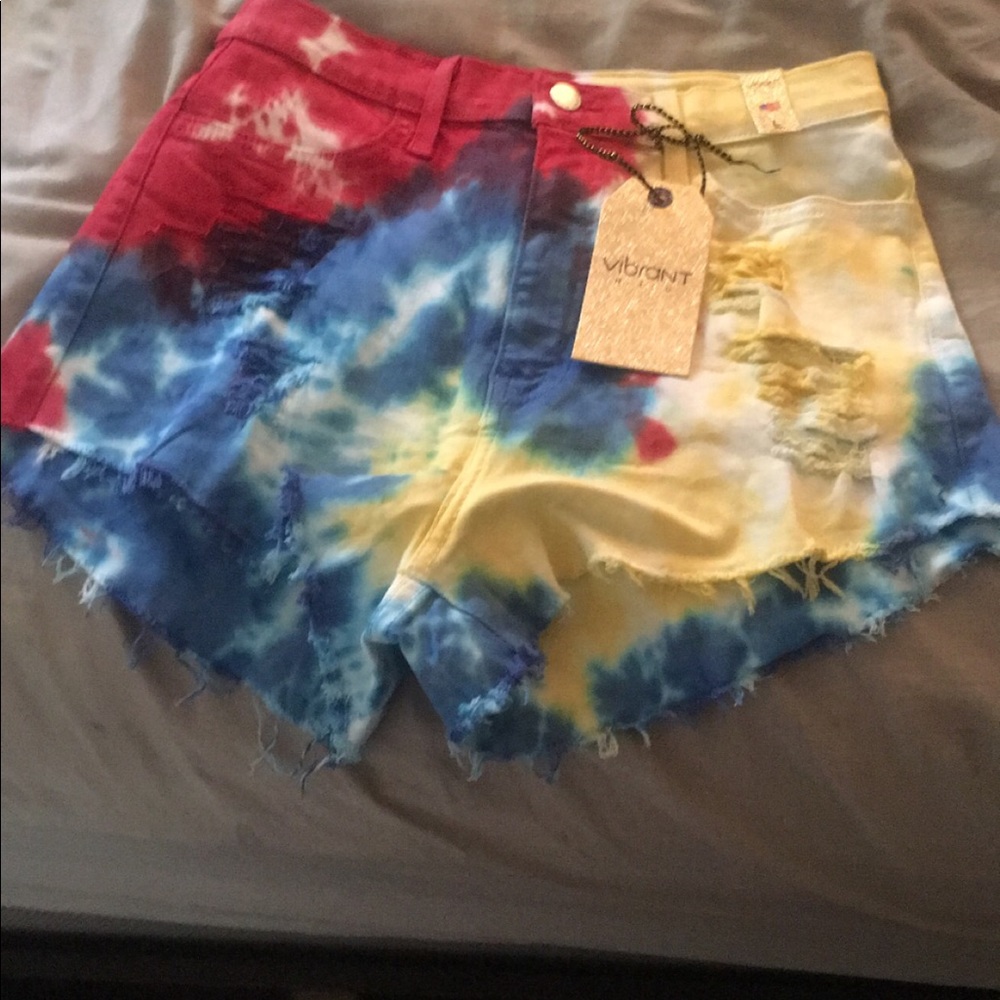 Tye dye shorts